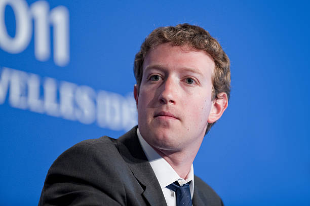 Deauville, France - MAY 26, 2011 : Facebook CEO Mark Zuckerberg participates to a conference about web technologies during the french G8 in the nor...
