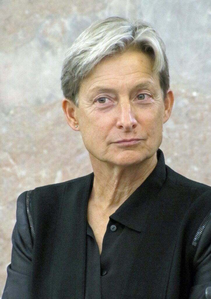 A photo of Judith Butler in Frankfurt via Wikimedia Commons