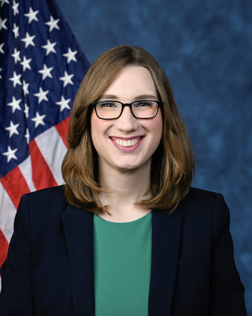 Official portrait of Sarah McBride via US Congress.