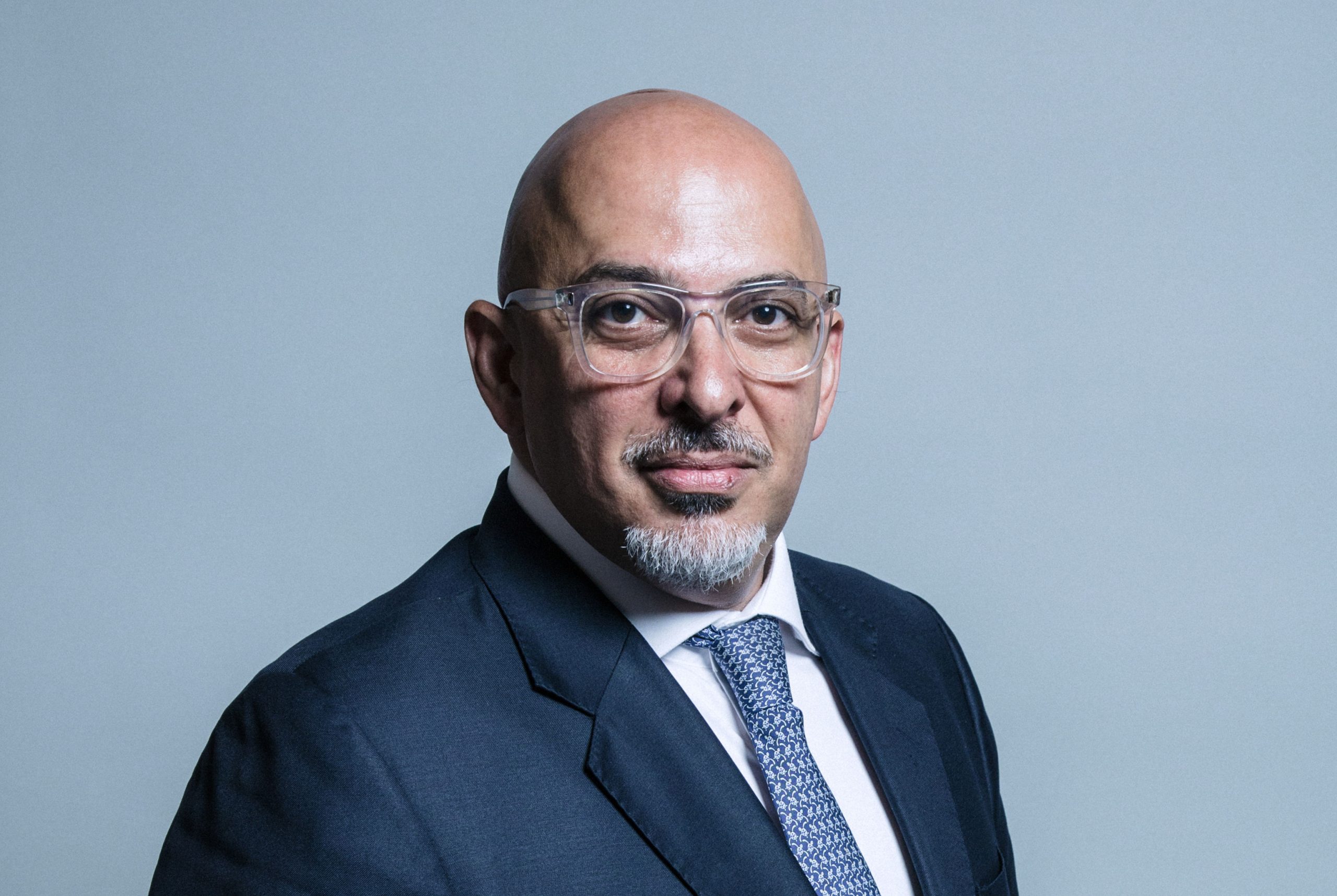 Official media portrait of Nadhim Zahawi a candidate in the tory leadership race