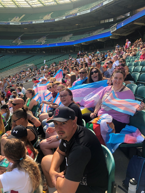 3 Trans women, lots of allies, all united by Rugby