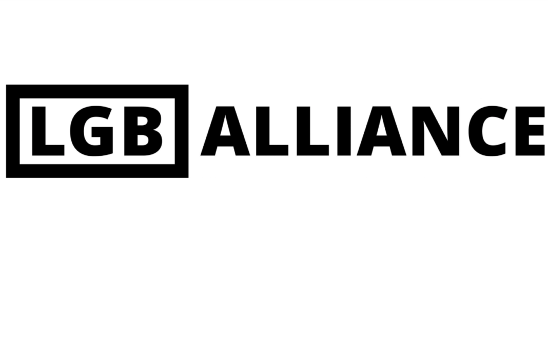 LGB Alliance's logo; LGB Alliance's charity status is under threat by legal action.