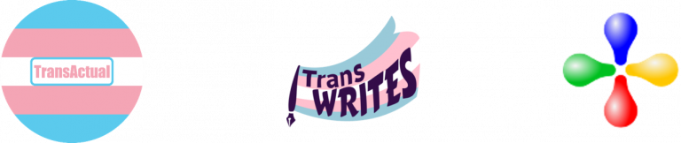 TransActual, Trans Writes and Trans Media Watch logos