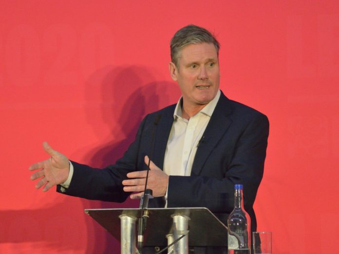 UK Labour's awful GRC plan. a photo of Keir Starmer at a hustings in 2020. Credit Rwendal via Wikimedia Commons
