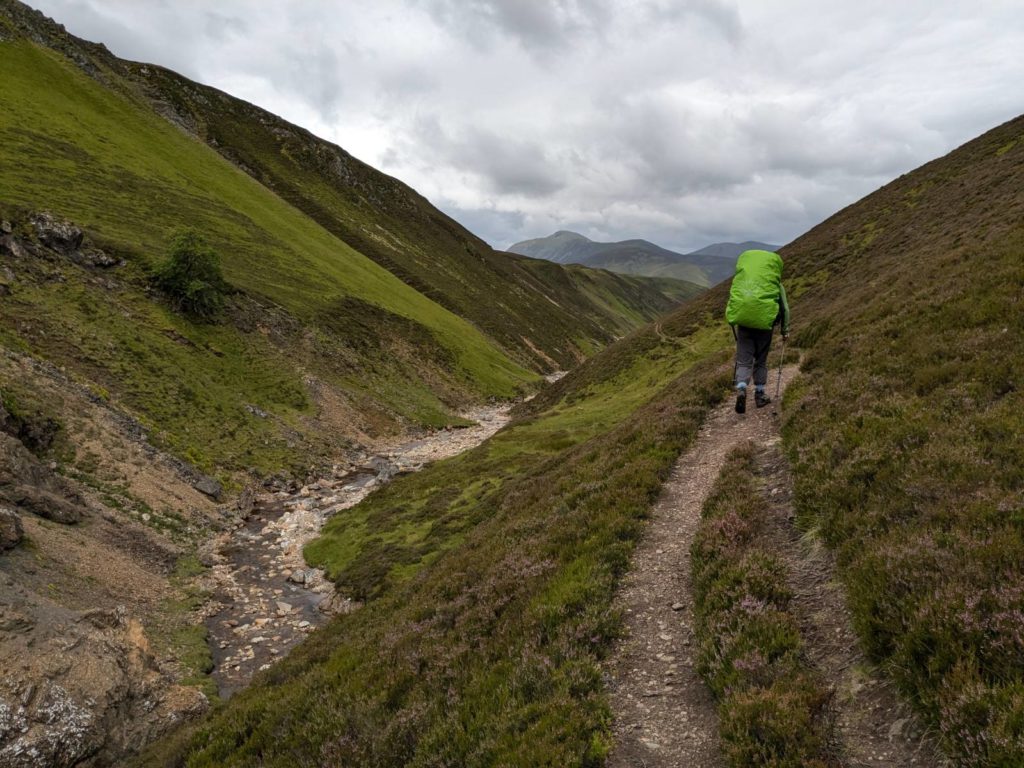 A phot of Jay Hulme as he leaves the Cairngorms